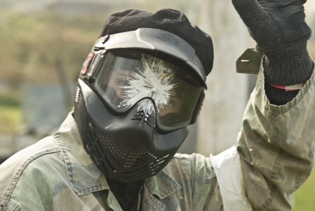 Jugando al paintball